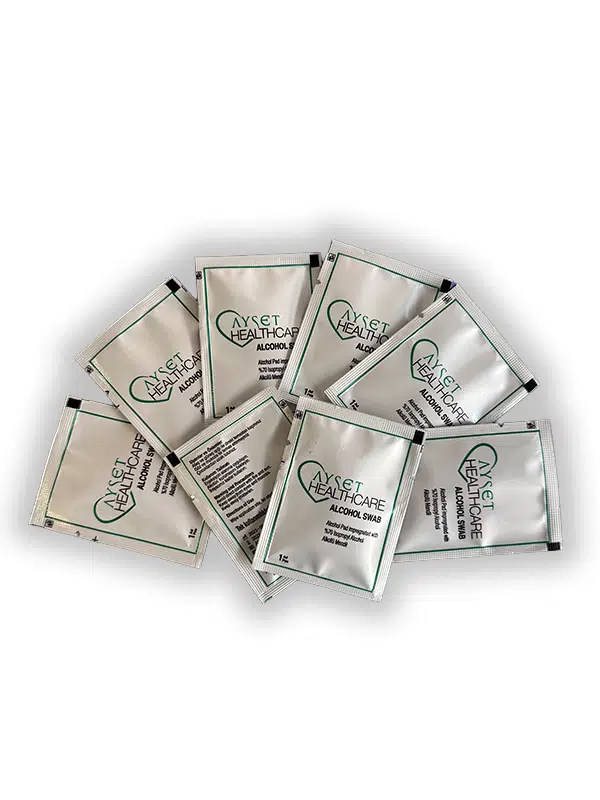 Alkollü Mendil El-Cilt Temizleme İçin Enjeksiyon Öncesi Kullanım %70 İzopropil Alkol Swab 200 Adet