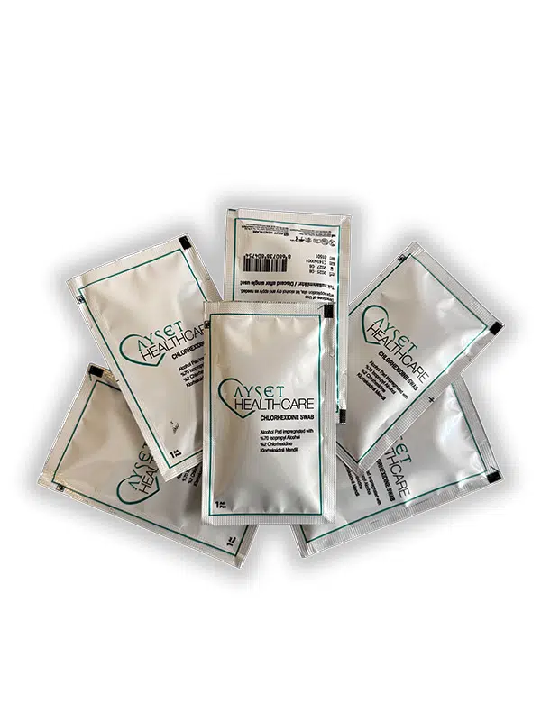Klorheksidin Dezenfektan Mendil El ve Cilt Temizleme - %70 İzopropil %2 Klorheksidin Swab 200 Adet