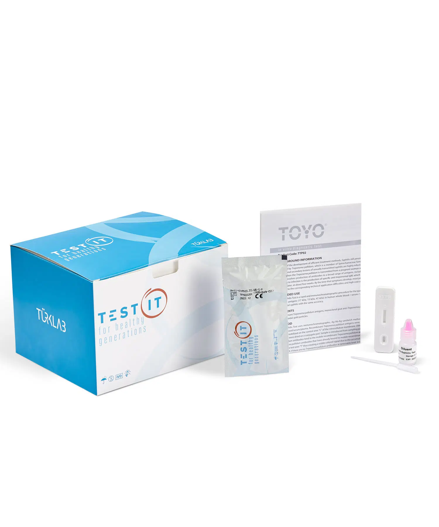Türklab Anti Sifilis Testi 40 Adet